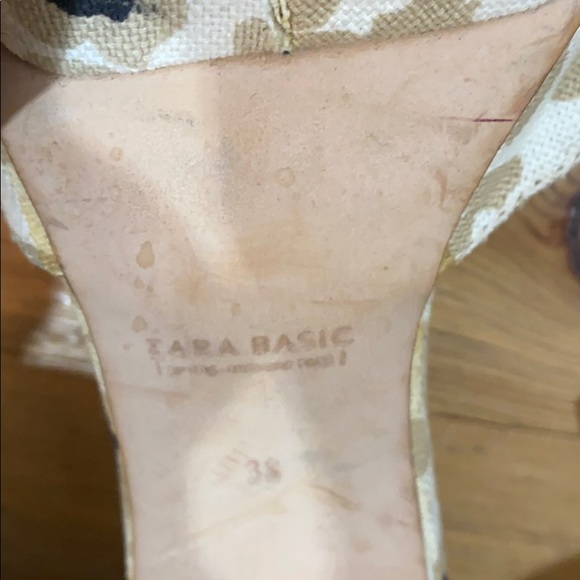 Zara platform sandals size 38 - Picture 5 of 9